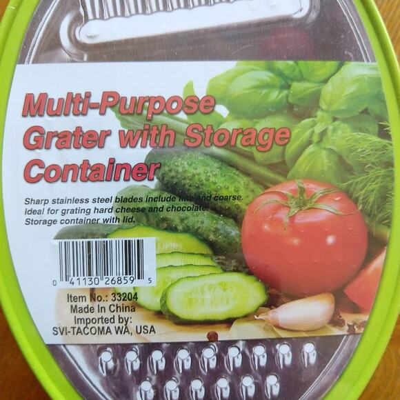 Multi-purpose Grater with Storage Container new unopened packaging - Picture 3 of 7